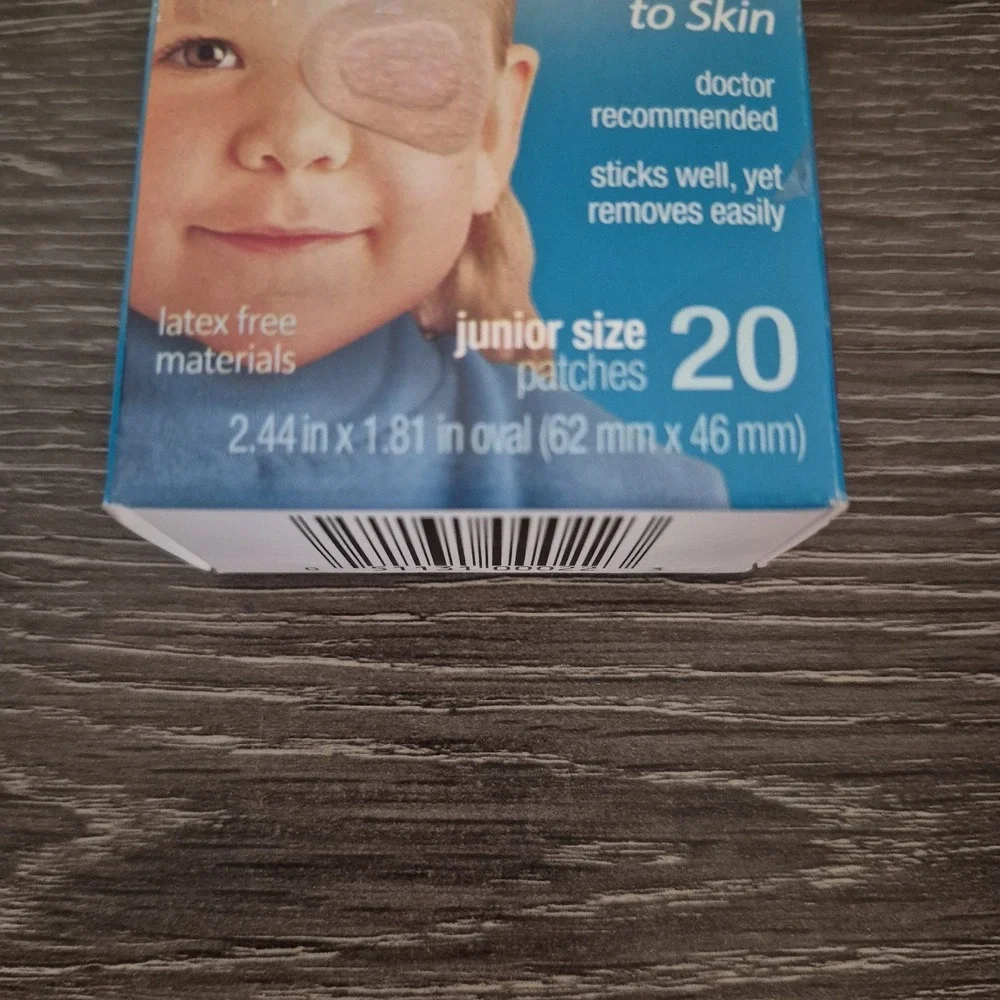 3M Nexcare Opticlude Junior Orthoptic Eye Patch Gentle to Skin 20 Per Box